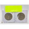 Image 2 : CANADIAN 1867-1982 CONSTITUTION DOLLAR COINS X2