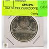 Image 1 : 1965 SILVER CANADIAN DOLLAR