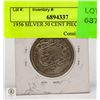 Image 1 : 1956 SILVER 50 CENT PIECE