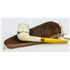 Image 1 : DUTCH TOBACCO PIPE BARONITE WITH CASE