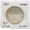 Image 1 : 1963 CANADA SILVER DOLLAR