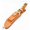 Image 1 : RUKO HUNTING KNIFE IN RUKO LEATHER SHEATH