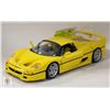 Image 1 : DIECAST CAR FERRARI 1/18 SCAE (HOTWHEELS) YELLOW