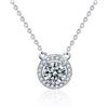 Image 4 : 1 CT GRA CERTIFIED ROUND BRILLIANT 925S NECKLACE