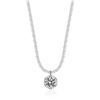 Image 3 : 1 CT GRA CERTIFIED ROUND BRILLIANT 925S NECKLACE