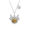 Image 1 : 1 CT GRA CERTIFIED ROUND BRILLIANT 925S NECKLACE