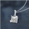 Image 3 : 1 CT GRA CERTIFIED ROUND BRILLIANT 925S NECKLACE