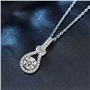 Image 2 : 1 CT GRA CERTIFIED ROUND BRILLIANT 925S NECKLACE