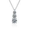 Image 5 : 1.8 CT GRA CERTIFIED ROUND BRILLIANT 925S NECKLACE