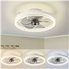 NEW ACYERK CEILING FAN WITH LIGHT - 16" REMOTE