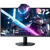 Image 1 : NEW KOORUI 27 INCH MONITOR 165HZ, BLACK