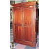 Image 1 : WOODEN OVERSIZED ARMOIRE/ ENTERTAINMENT UNIT