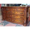 Image 2 : 9 DRAWER ORNATE DRESSER H-38.5" W-19" L-68"