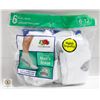 Image 1 : ANKLE SOCKS WHITE 6-12 SIZE 6-PACK FRUIT OF