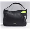 Image 1 : ESTATE GENUINE BLACK COACH HANDBAG