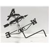 Image 1 : BIRD WEATHERVANE, W BRACKET 16"X16" BLACK