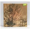 Image 1 : CANVAS ART PRINT, BROWN HUES OF TREE, 20X20"