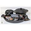 Image 1 : NEW 4 PC SET CAST IRON COOKWARE