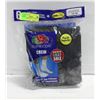 Image 1 : BLACK CREW SOCKS 12-16 SIZE 6-PACK FRUIT OF