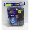 Image 1 : BLACK CREW SOCKS 12-16 SIZE 6-PACK FRUIT OF