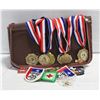 Image 1 : LOT OF VINTAGE CHILEAN SOCCER MEDALS+AWARDS