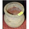 Image 1 : LARGE TERRACOTTA POTTERY VASE, THICKWALLED
