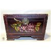 Image 1 : VINTAGE HAND PAINTED TRUNK HAS WEAR-ESTATE