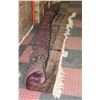 Image 1 : VERY OLD 10 X 18FT HAND KNOTTED RUG HAS A HOLE