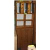 Image 1 : RETRO WOODEN ENTERTAINMENT CUBBY'S 2PC;
