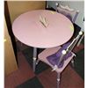 Image 1 : GIRLS PINK/ PURPLE PRINCESS TABLE & CHAIR SET