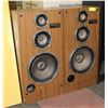 Image 1 : 200 WATT VINTAGE TECHNICS SPEAKERS