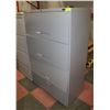 Image 1 : 4 DRAWER HORIZONTAL LEGAL SIZE METAL FILE CABINET