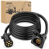 Image 1 : NEW NILIGHT 7-WAY RV TRAILER PLUG CORD