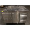 Image 1 : UNDER COUNTER COOLER W/ 2 FULLSIZE INSERTS DRAWERS