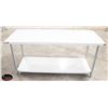 Image 1 : NEW 30" X 72" 18 GA STAINLESS STEEL WORK TABLE W/