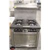 Image 1 : GARLAND FOUR BURNER GAS RANGE W/ OVEN