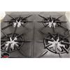 Image 4 : GARLAND FOUR BURNER GAS RANGE W/ OVEN