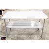 Image 1 : NEW 30" X 60" S/S WORK TABLE W/ 2" BACK SPLASH &