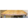 Image 4 : 72" X 30" X 32" BAKERS TABLE W/ UNDER SHELF