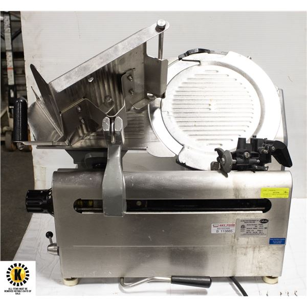 GLOBE 13.5" MEAT SLICER W/ BLADE SHARPENER