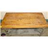 Image 3 : 60" X 30" X 32" BAKERS TABLE W/ UNDER SHELF