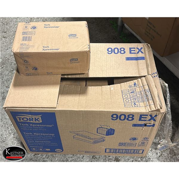 PARTIAL BOX OF TORK XPRESSNAP NAPKINS