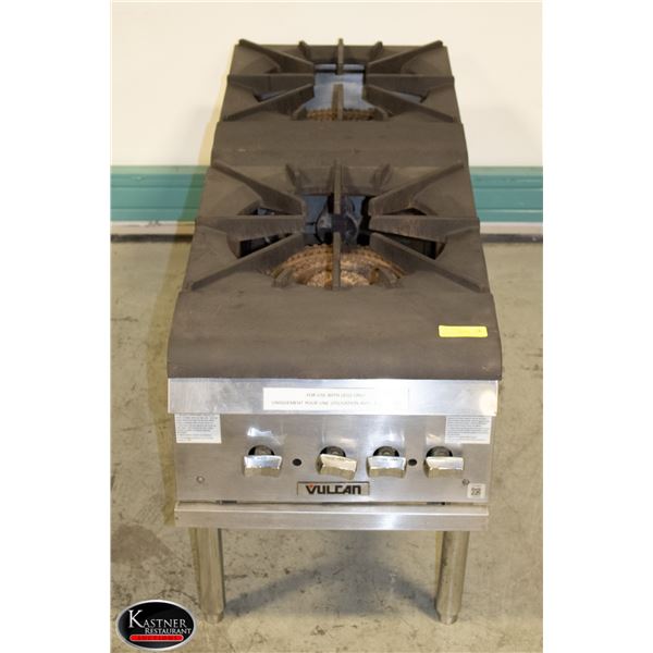 VULCA 2 BURNER STOCK POT RANGE NATURAL GAS