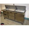 Image 4 : * SOLD AS IS * 72" BEVERAGE AIR PREP TABLE