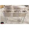 Image 1 : NEW S/S CHEFS MATE 3 WELL SINK 18"X18"X11"