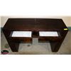 Image 2 : 47" WOOD DESK W/ 2 DRAWERS