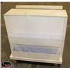 Image 1 : WHITE CABINET FOR POSTERS W/ 36" LID