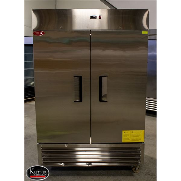 NEW MCK 54" DOUBLE S/S DOOR COOLER