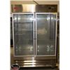 Image 1 : NEW MCK 54" DOUBLE GLASS DOOR FREEZER