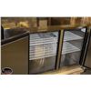 Image 3 : NEW ATOSA 59" BACK BAR 2 DOOR S/S COOLER